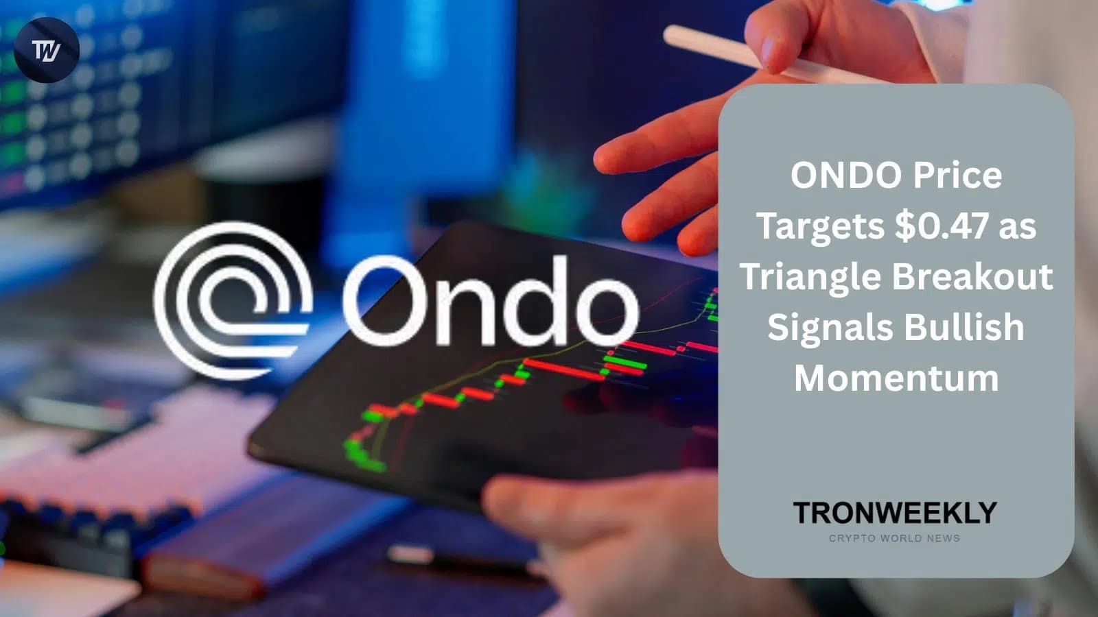 Ondo Finance Eyes $0.47 as Symmetrical Triangle Points to Bullish Breakout