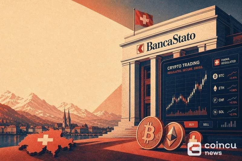 Swiss Cantonal Bank BancaStato Opens Regulated Crypto Trading to Clients