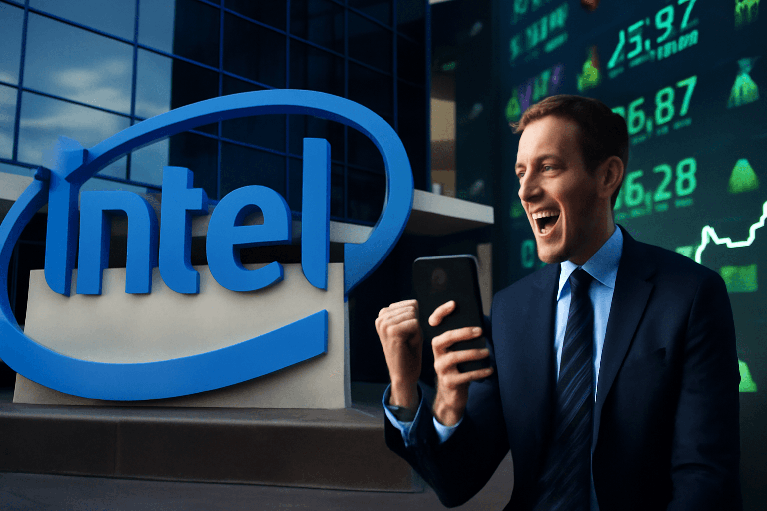 Intel Shares Jump 12% After Beating Second Quarter Revenue Forecasts