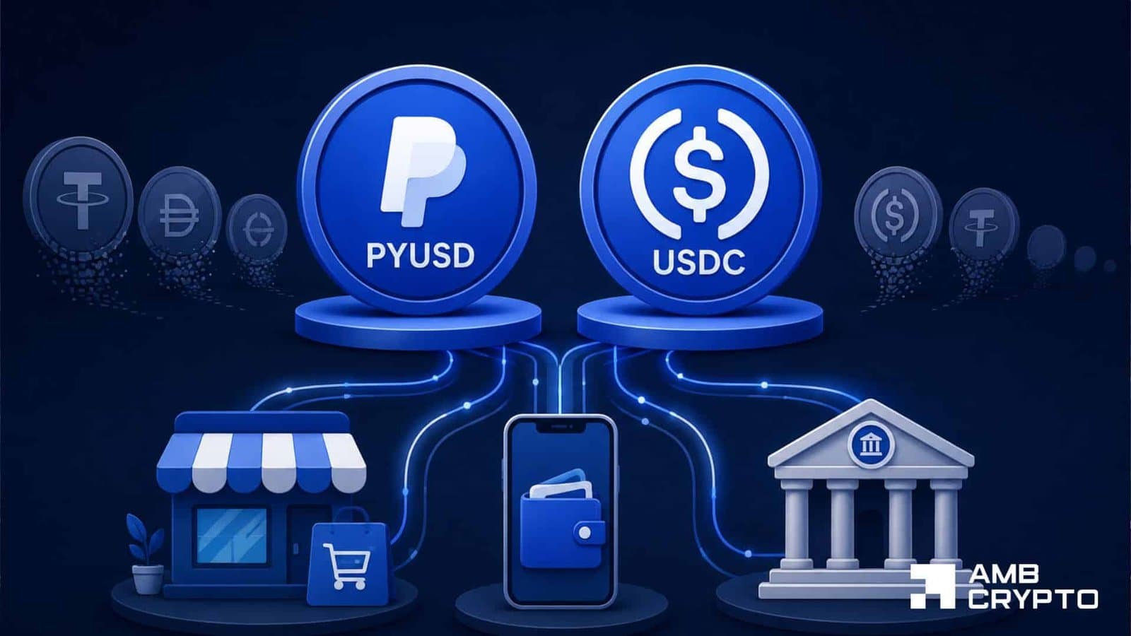 PayPal's stablecoin gains 863 new wallets as market cap shrinks 24%