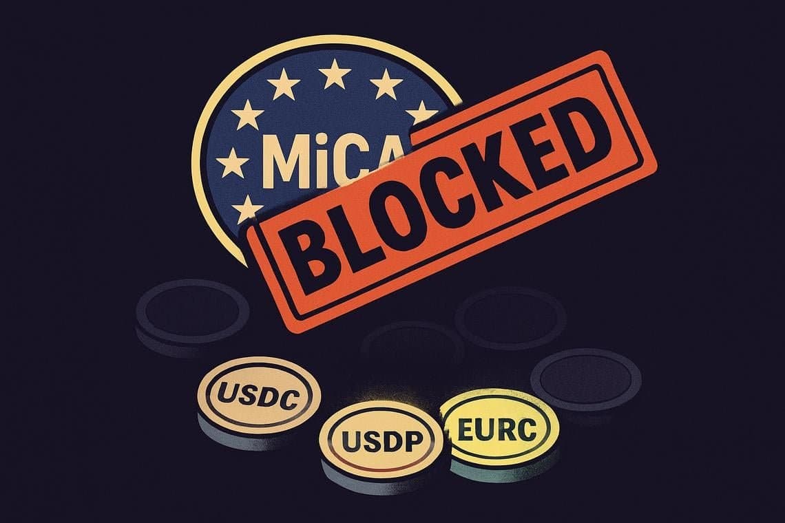Only Three Top Stablecoins Meet EU’s MiCA Rules, All Linked to Circle