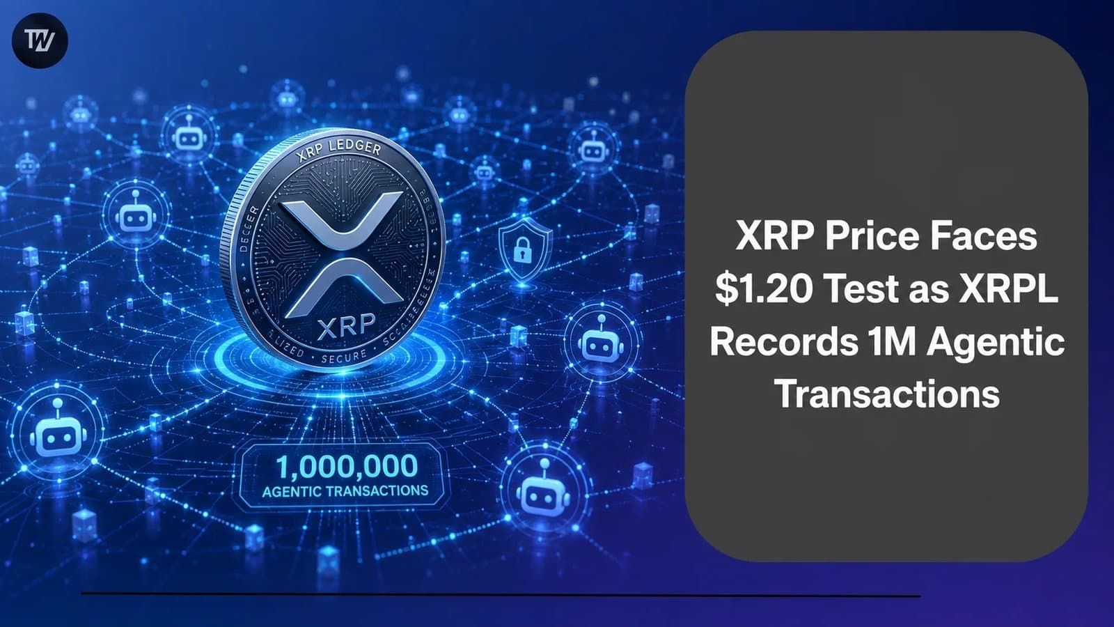 XRP Hits $1.15 as XRPL Crosses One Million AI-Driven Transactions