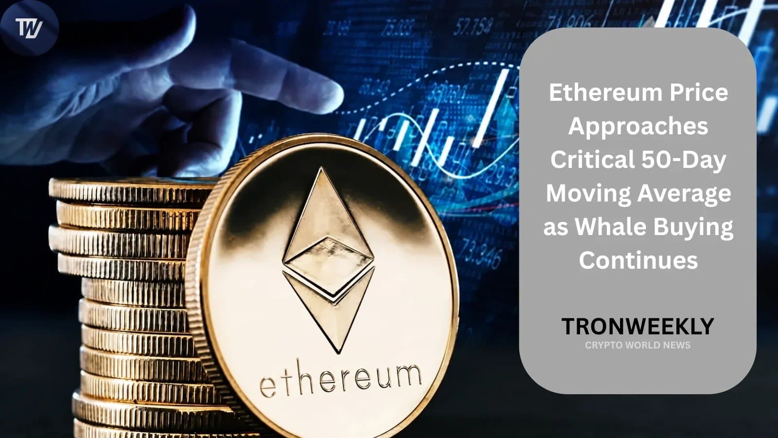 Ethereum Faces Key Test Near 50-Day Moving Average Amid Whale Accumulation