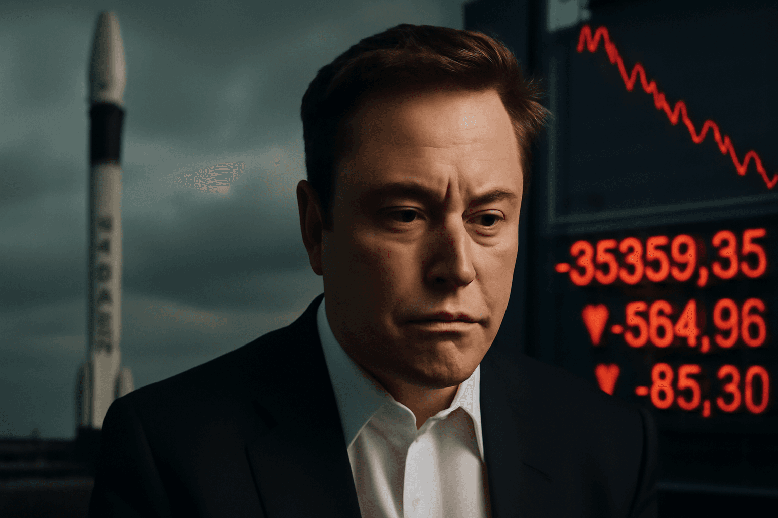 SpaceX Shares Hit $111 as Musk Loses $35 Billion in a Single Session