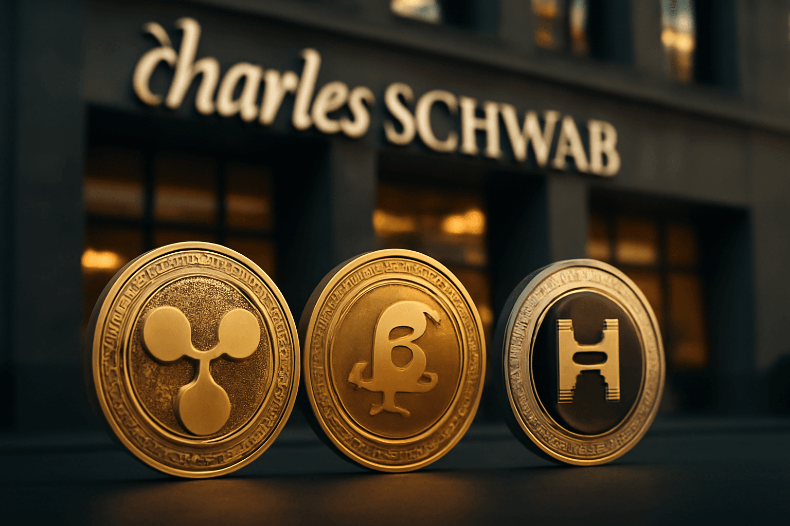 Charles Schwab’s Support for Clarity Act Sparks Interest in XRP, XLM, and HBAR