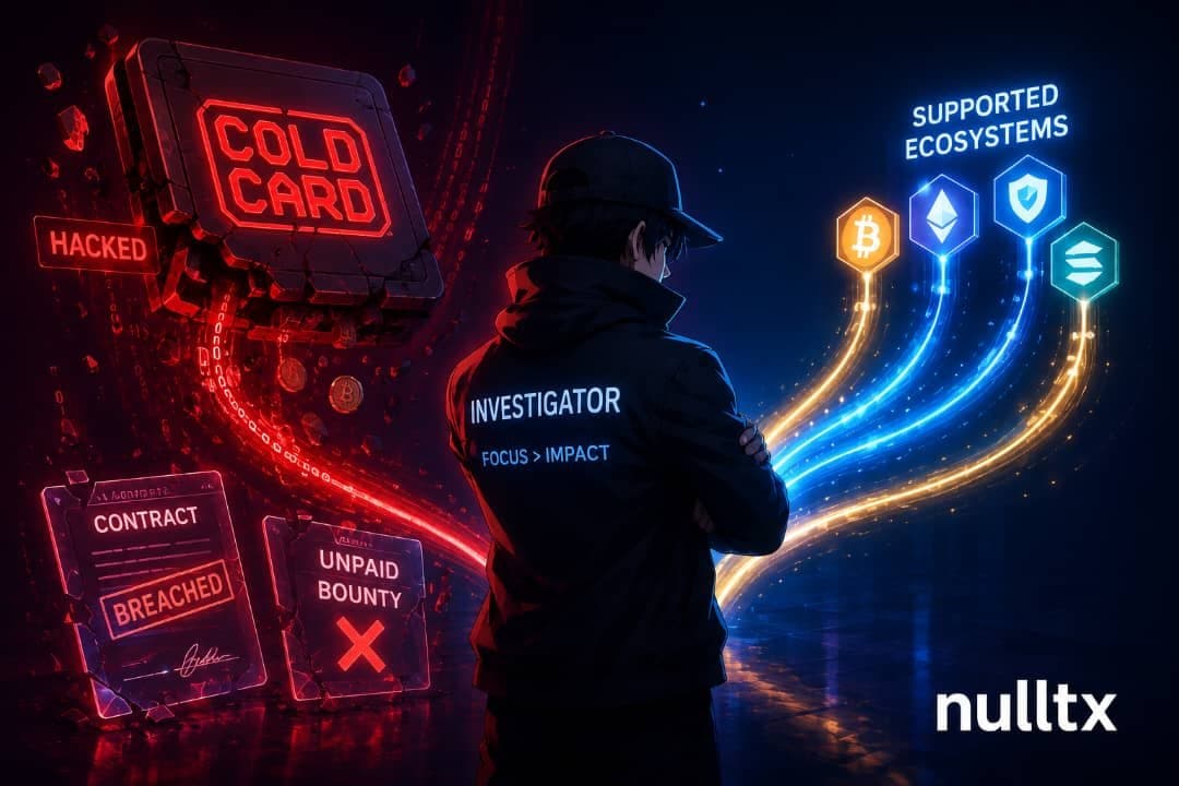 ZachXBT Walks Away from $88M Coldcard Hack Investigation Over Broken Promises