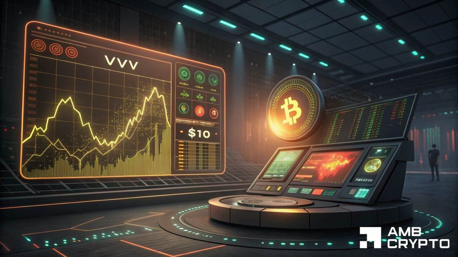 Venice Token’s 11% Drop Signals Possible Slide Toward $10 Support Level