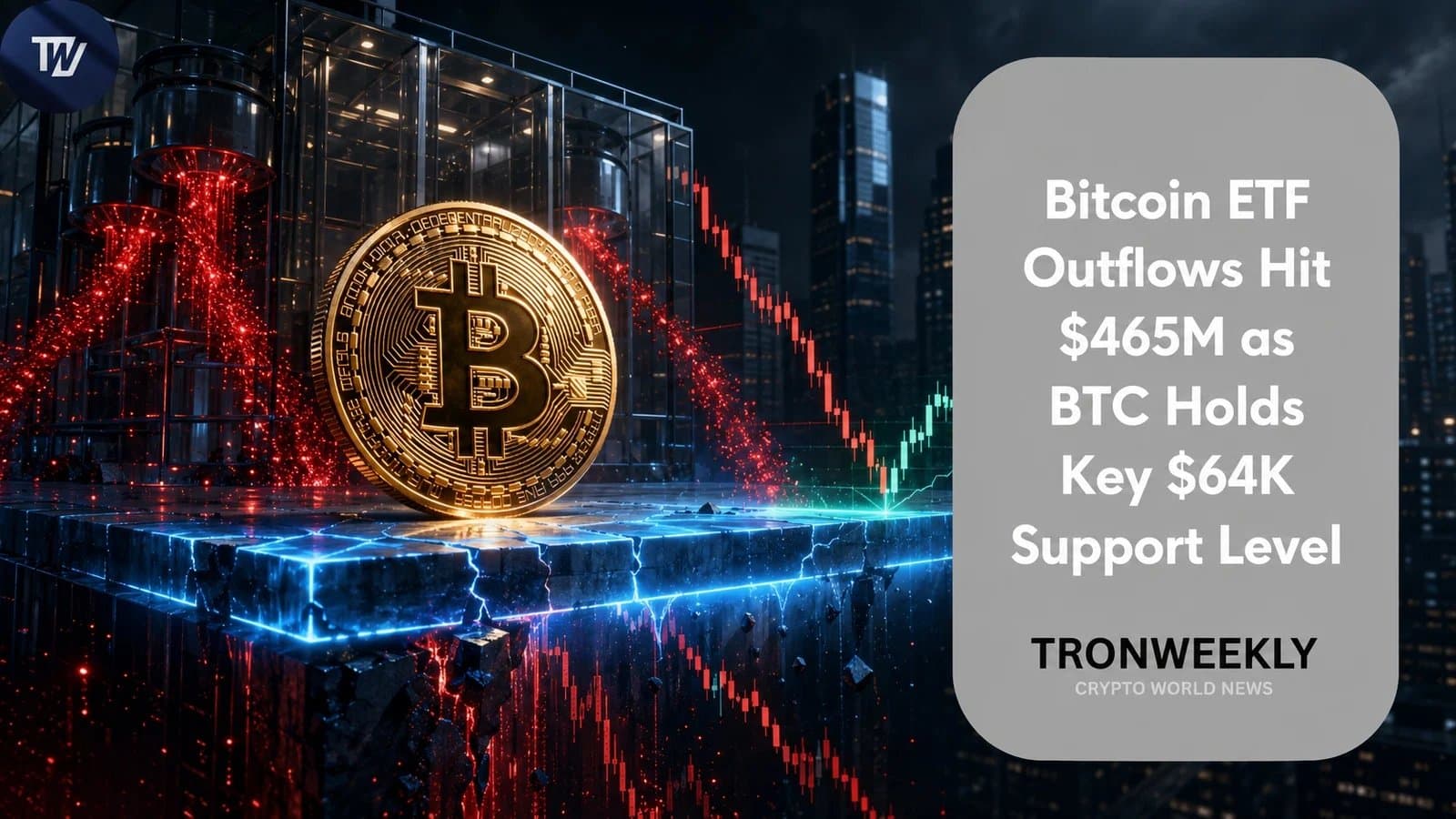 Bitcoin Holds Strong at $64K Despite Nearly Half a Billion Dollars Leaving ETFs