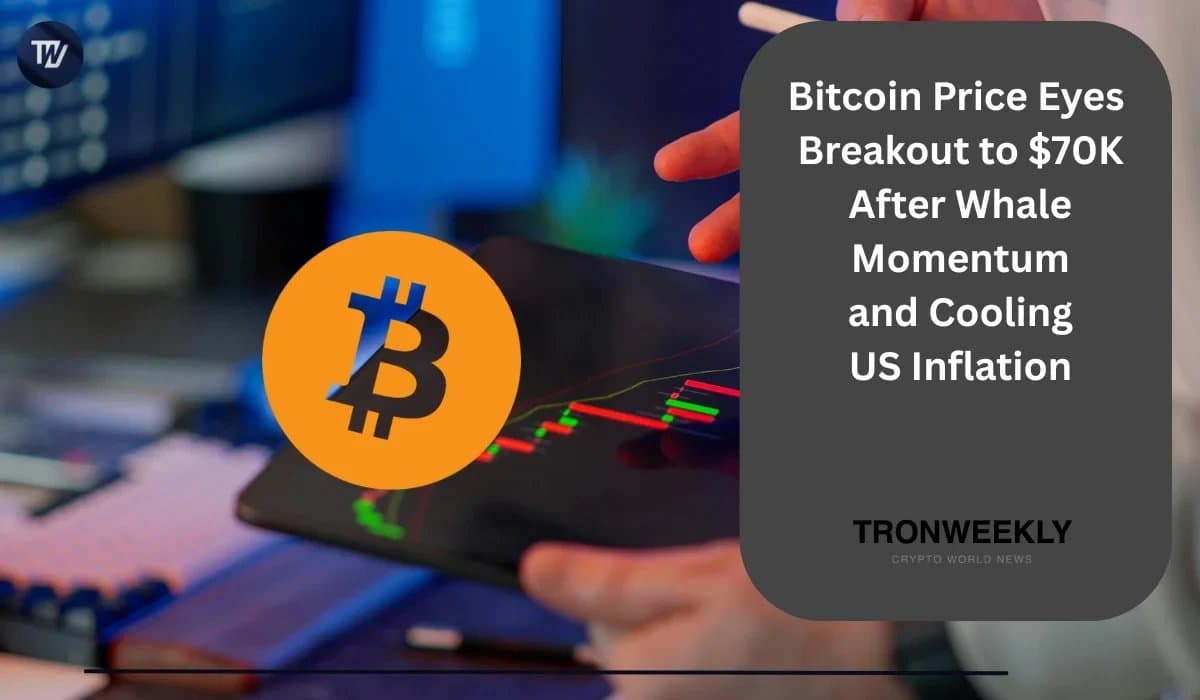 Will Bitcoin Surge to $70K on Easing Inflation and Whale Activity?