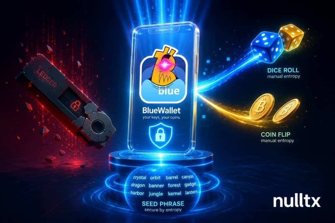 BlueWallet Reveals How It Creates Your Keys Following Coldcard's Entropy Flaw
