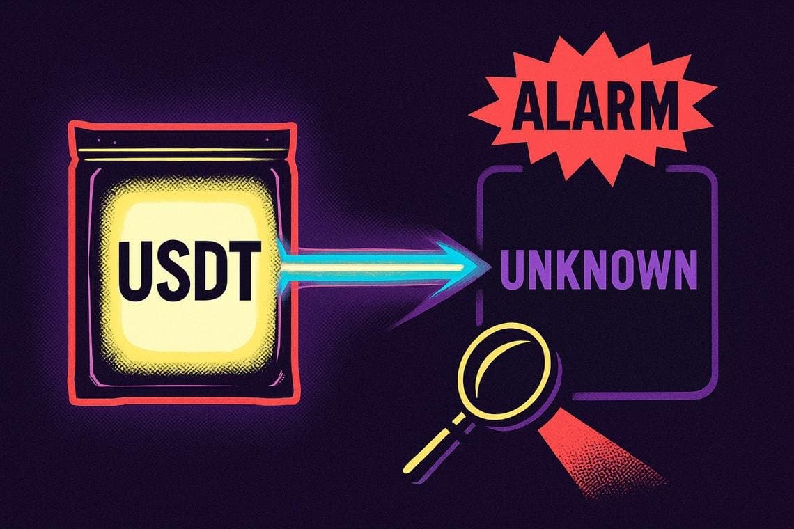 Tether moves half a billion USDT off Binance in routine liquidity shuffle