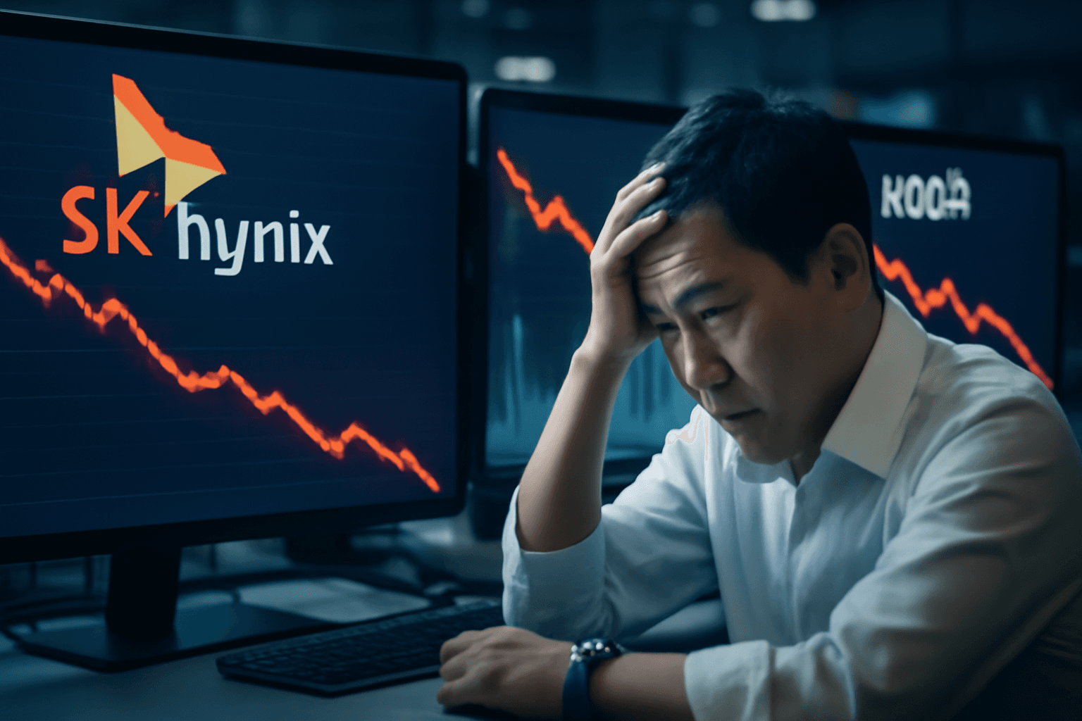 Shares of SK Hynix Slide Below $140 Amid Sharp KOSPI Decline