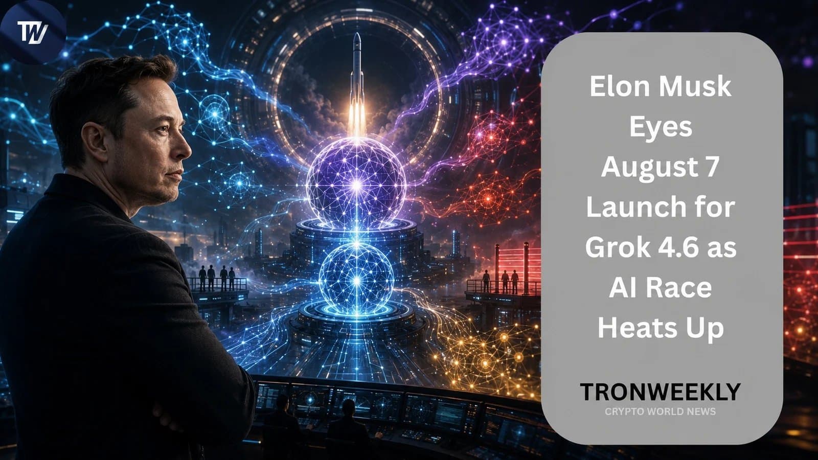 Elon Musk Sets August Launch Date for Grok 4.6 as AI Competition Intensifies