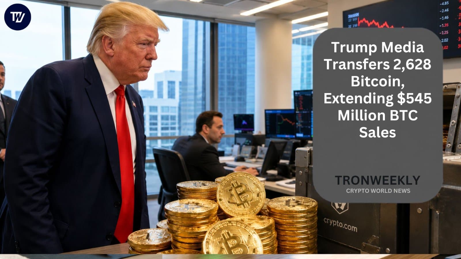 Trump Media Sells Over 7,200 Bitcoin, Continues Cutting Down Crypto Holdings