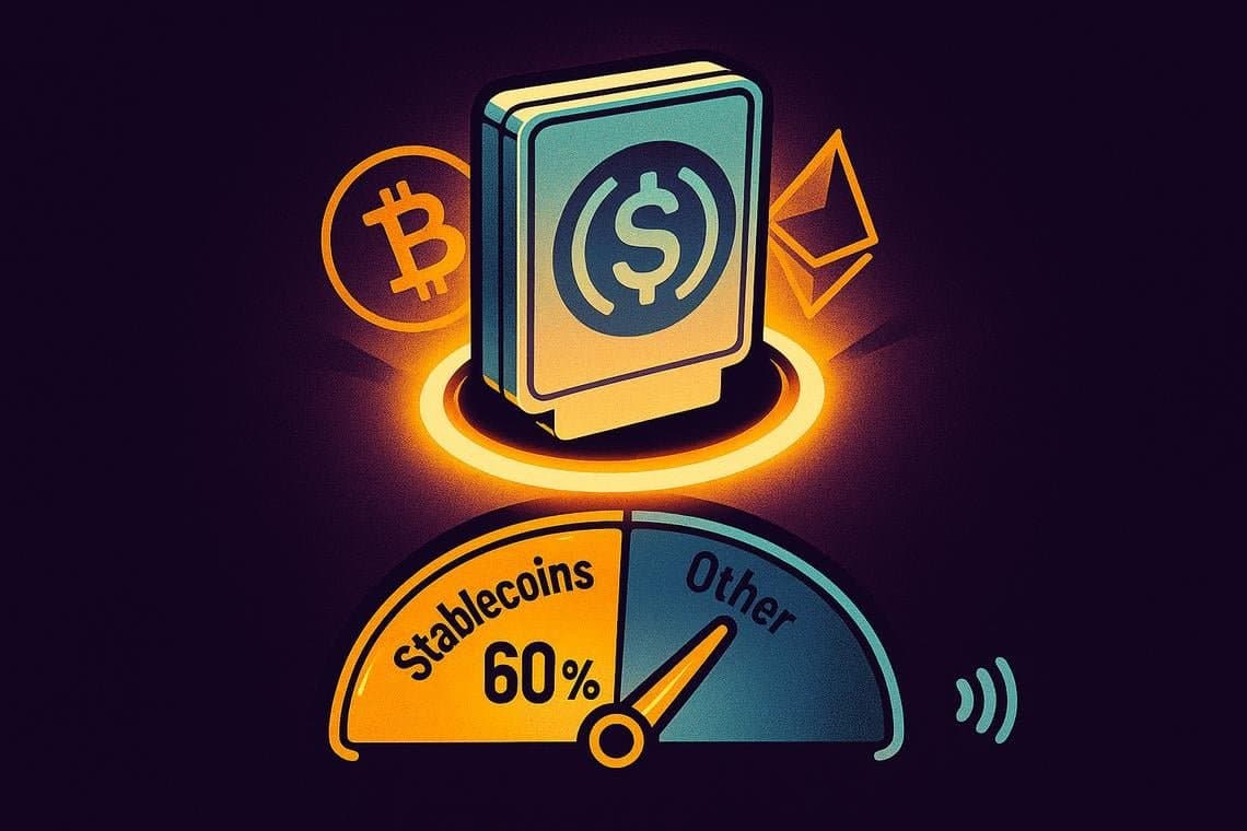 Stablecoins Crossed 60% of Crypto On-Ramp Volume in the First Half of 2026