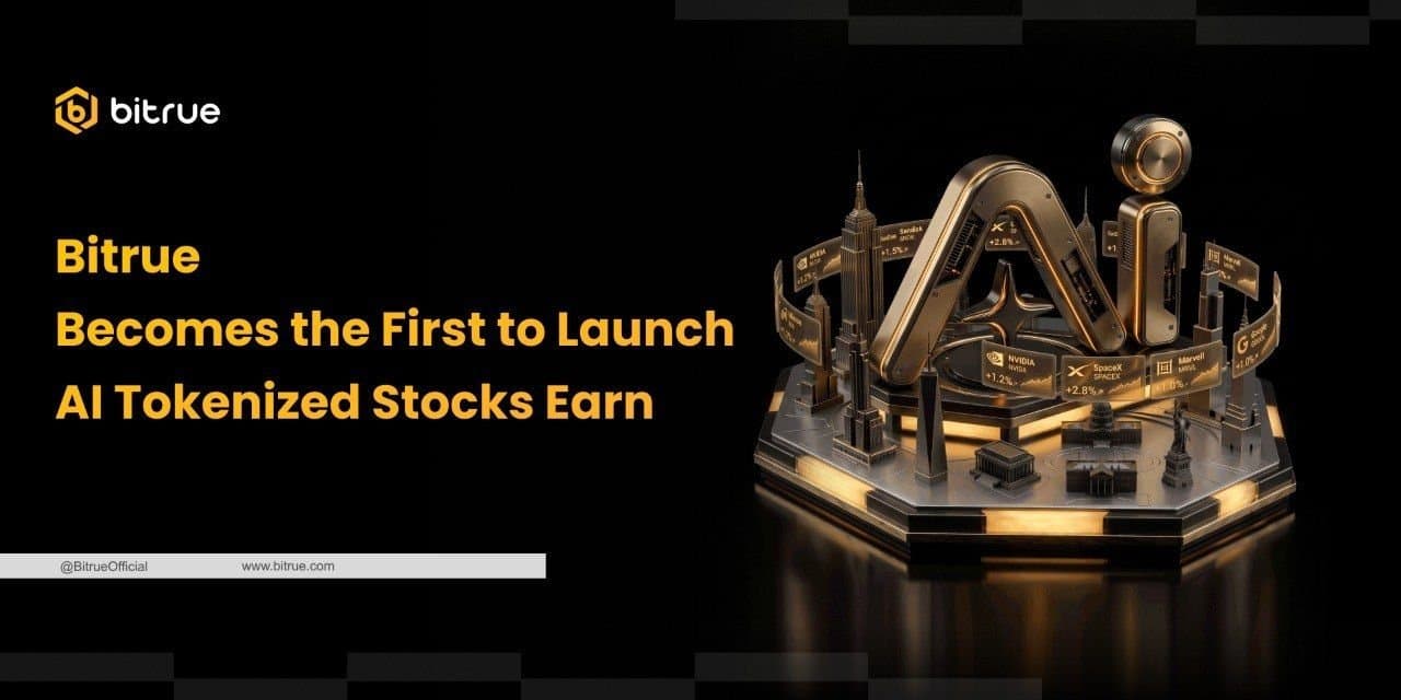 Bitrue launches 7% yield product on tokenized Apple, Tesla and Amazon shares