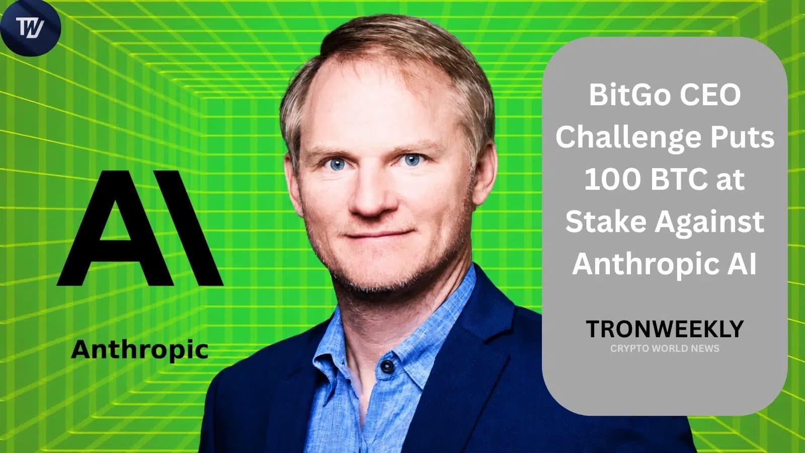 BitGo CEO Stakes 100 BTC in Public AI Security Challenge