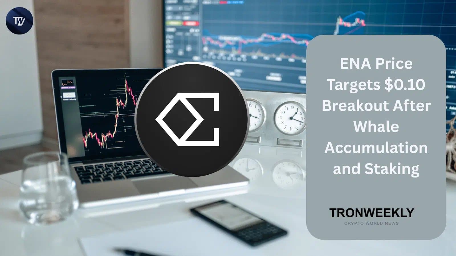 ENA Breaks Above $0.09 as Whales Lock in 40 Million Tokens