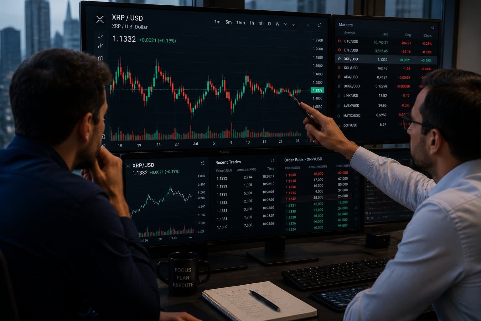 XRP keeps hitting a ceiling under the 50-day EMA as buyers struggle to gain ground