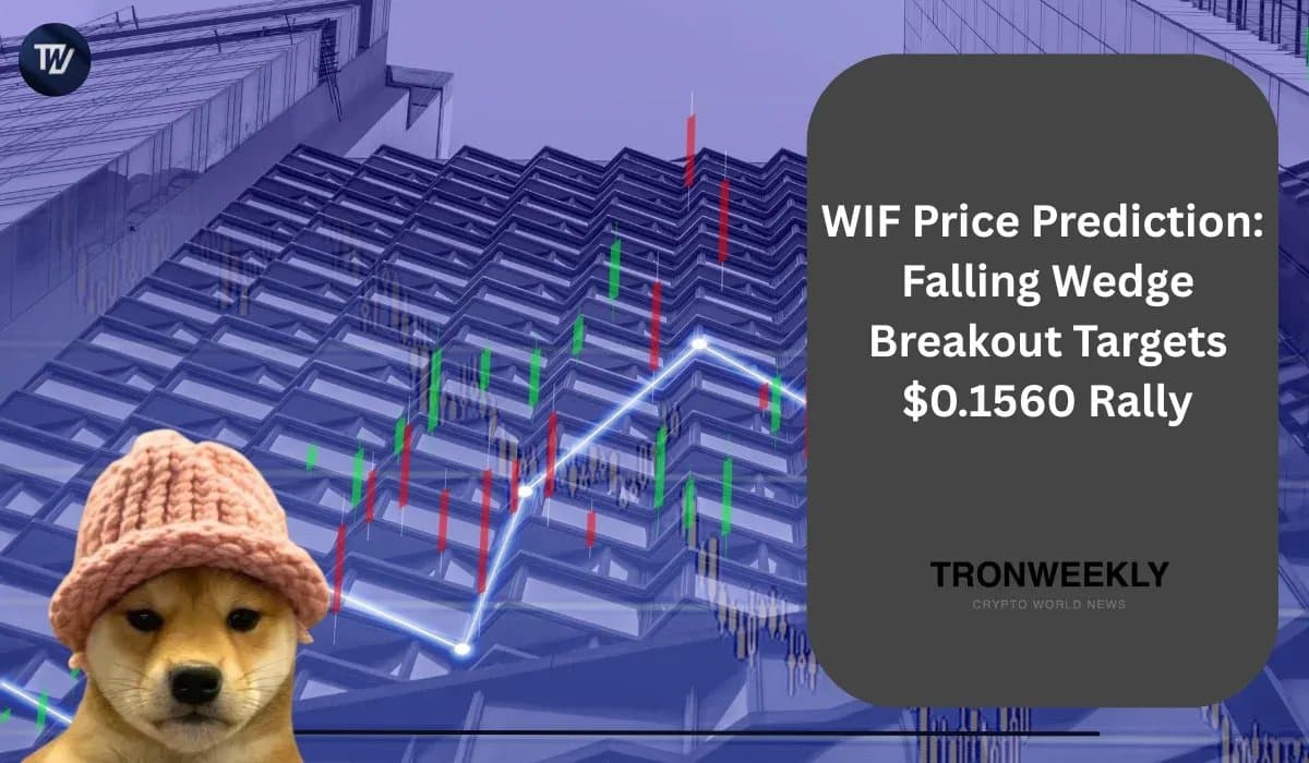 WIF Eyes $0.1560 Rally as Buyers Hold Ground in Falling Wedge Pattern