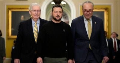 Zelensky Pushes Tougher Russia Sanctions in Senate Meeting Amid Crypto Crackdown
