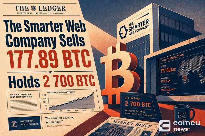 The Smarter Web Company Sold 177 BTC to Pay Off a Debt, Still Sitting on 2,700