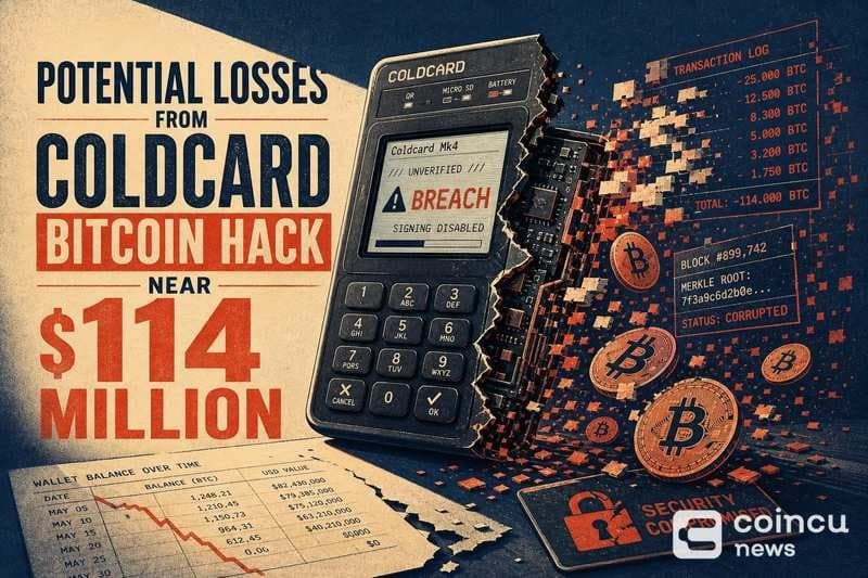 Coinkite's Coldcard Hack Balloons to $114 Million in Suspected Losses