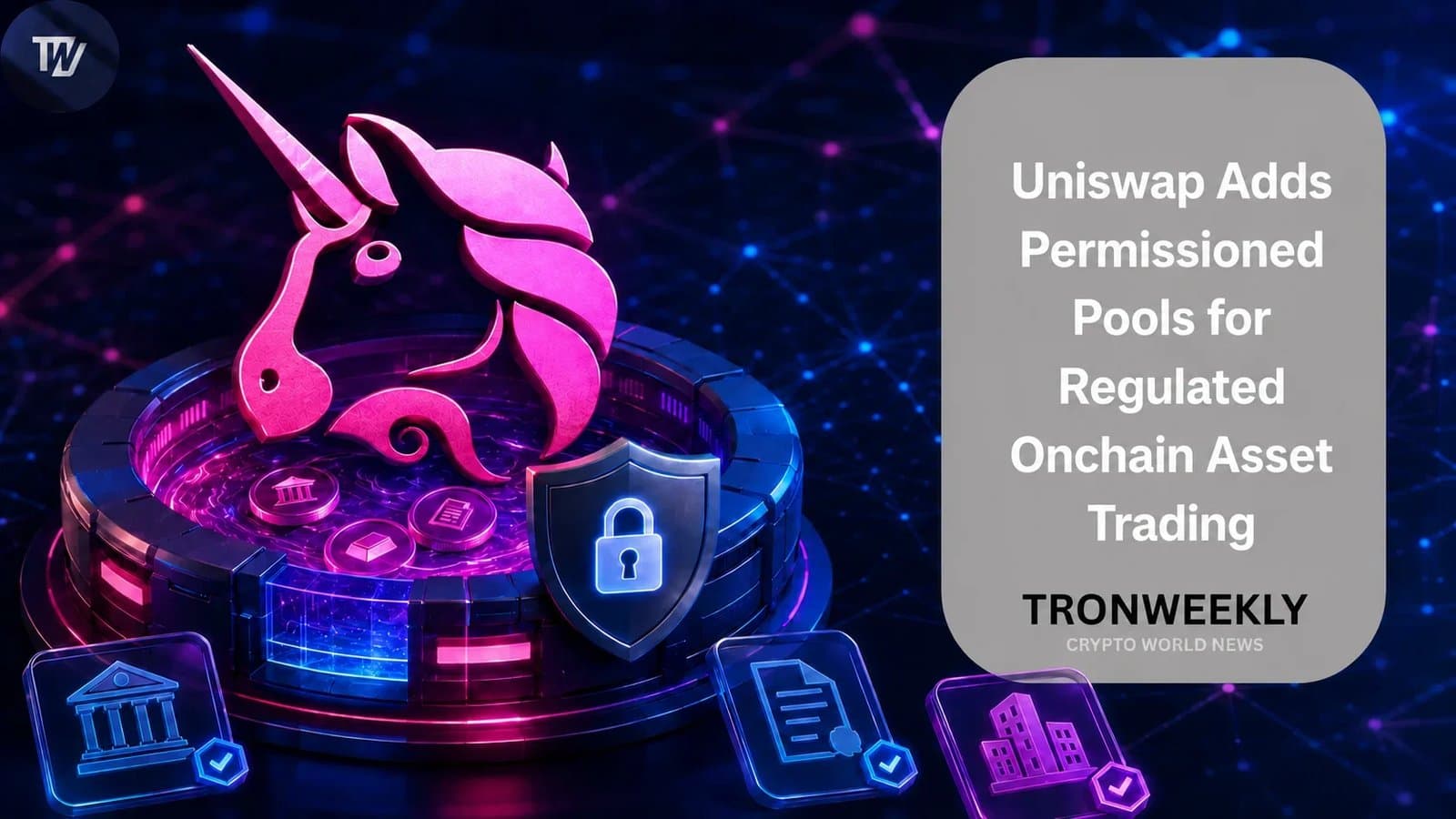 Uniswap Launches Permissioned Pools to Enable Regulated Asset Trading Onchain