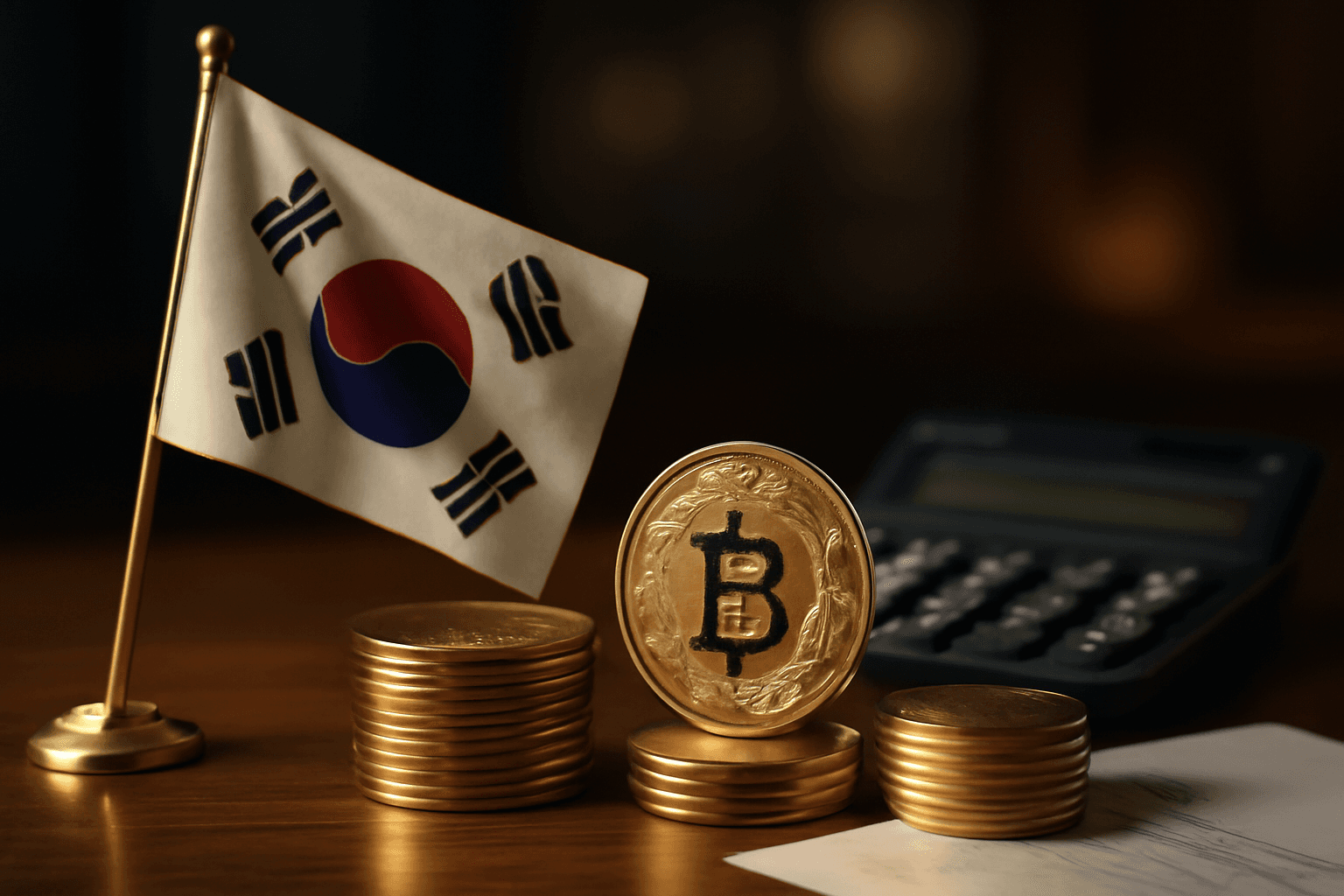 South Korea Sets Crypto Tax at 22 Percent Starting in 2027