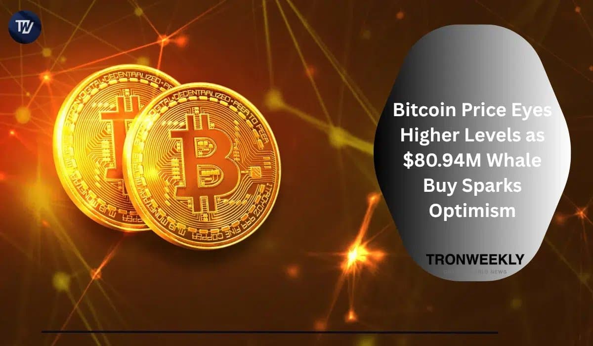 Whale's $80.94M Bitcoin Purchase Sparks New Buying Momentum