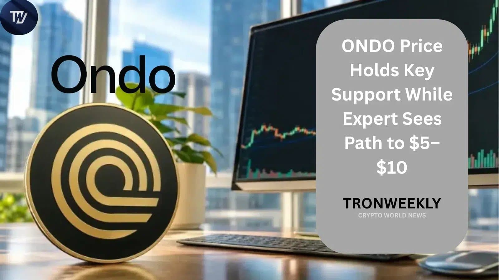 ONDO Maintains key Support as Analyst Predicts Long-Term Surge to $5 $10