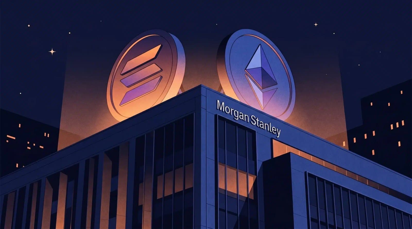 Morgan Stanley Expands Crypto ETP Offerings with Ethereum and Solana Trusts