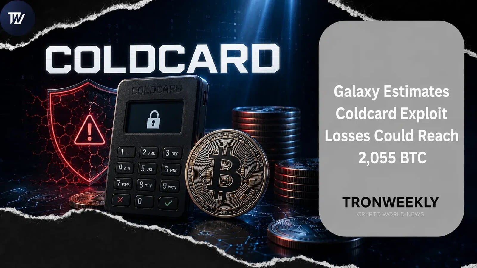 Coldcard hack losses could balloon to $130 million, Galaxy tracks three confirmed waves