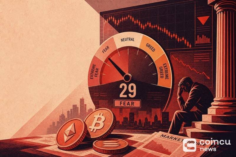 What a Crypto Fear Index Near 29 Reveals About Market Sentiment