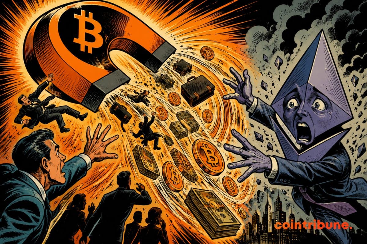 Bitcoin ETFs See Major Inflows While Ethereum Funds Face Withdrawals