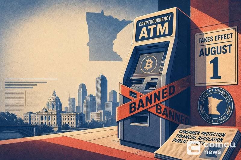 Minnesota Halts Use of Cryptocurrency ATMs Starting August 1