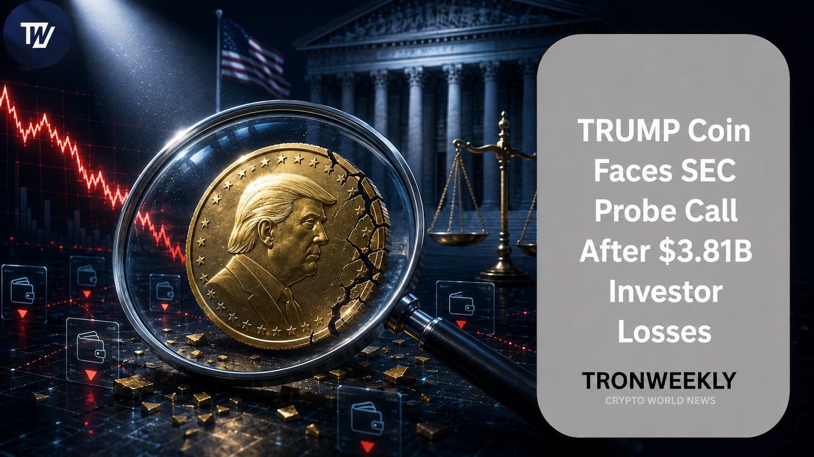 Democratic Senators Push SEC to Investigate TRUMP Coin Amid $3.8B in Losses